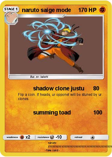Pokemon naruto saige mode