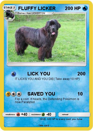 Pokemon FLUFFY LICKER