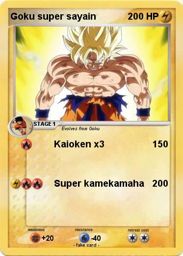 Pokemon Goku super sayain