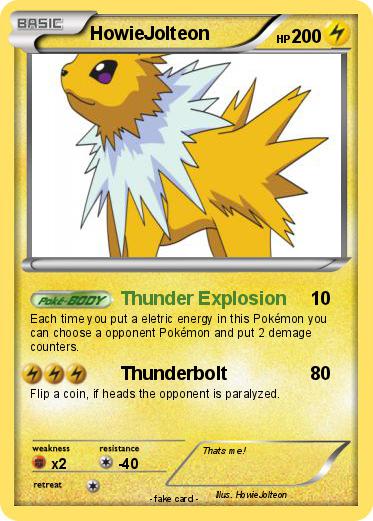 Pokemon HowieJolteon