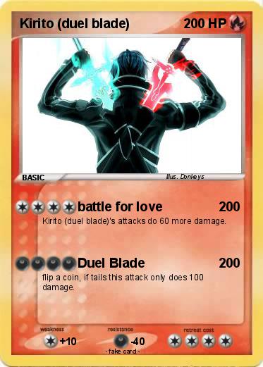 Pokemon Kirito (duel blade)