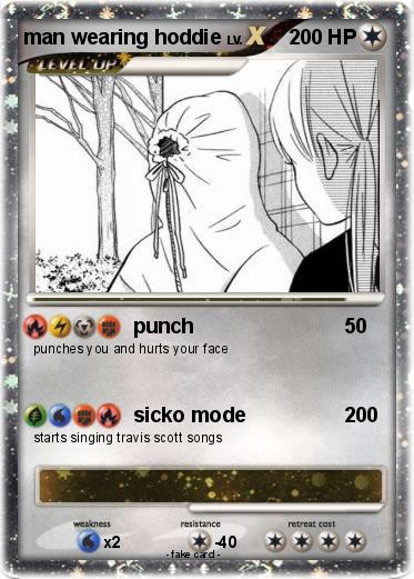 Pokemon man wearing hoddie