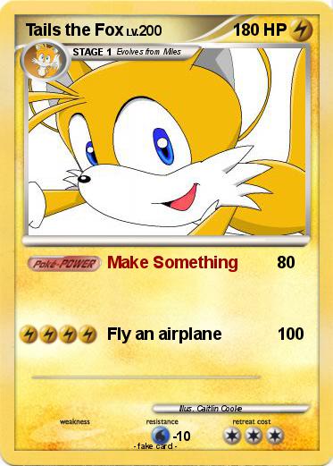 Pokemon Tails the Fox