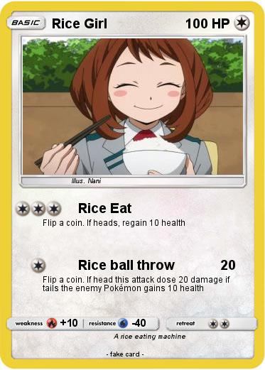 Pokemon Rice Girl