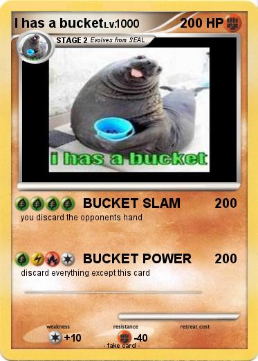 Pokemon I has a bucket