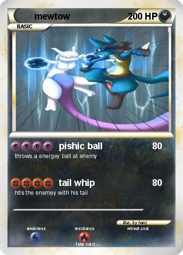 Pokemon mewtow