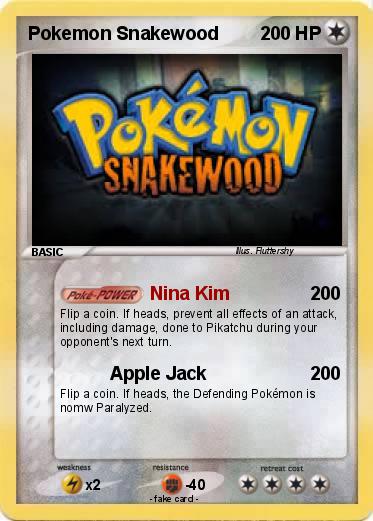 Pokemon Pokemon Snakewood