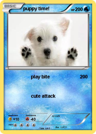 Pokemon puppy time!