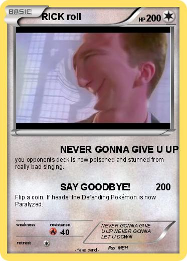 Pokemon RICK roll