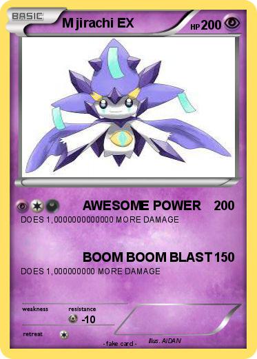 Pokemon M jirachi EX