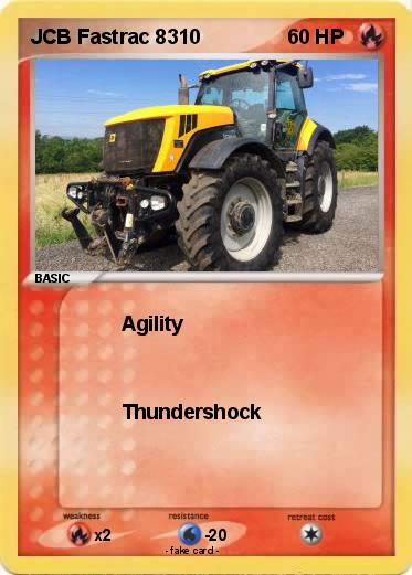 Pokemon JCB Fastrac 8310