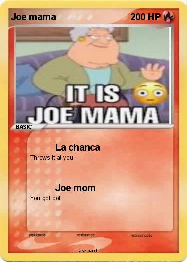 Pokemon Joe mama
