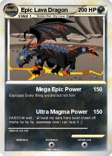 Pokemon Epic Lava Dragon
