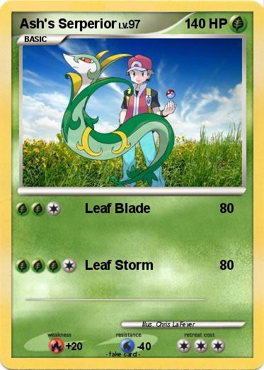 Pokemon Ash's Serperior