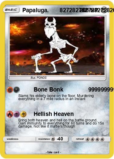 Pokemon Papaluga.       82728278272827282628648363