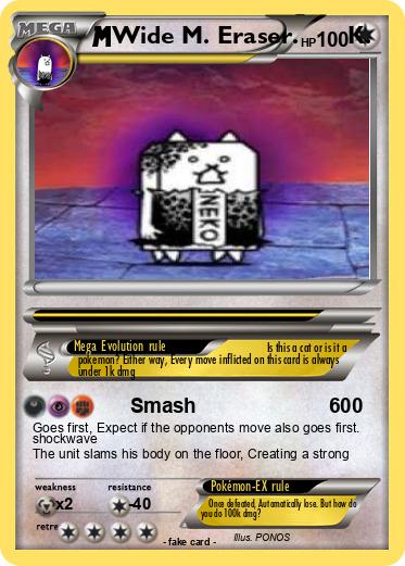 Pokemon Wide M. Eraser.       K.         .