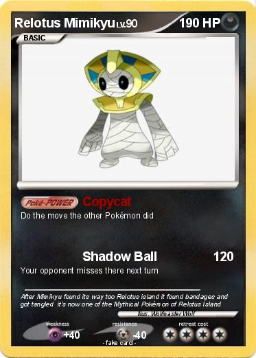 Pokemon Relotus Mimikyu
