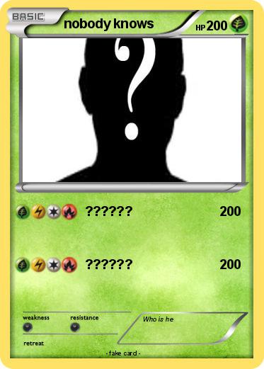 Pokemon nobody knows