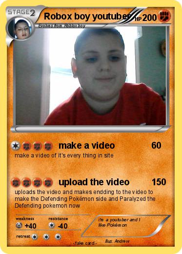 Pokemon Robox boy youtuber