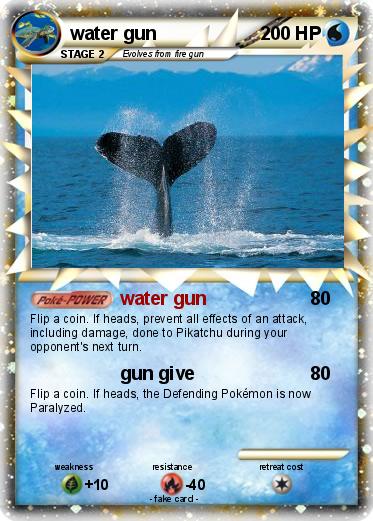 Pokemon water gun