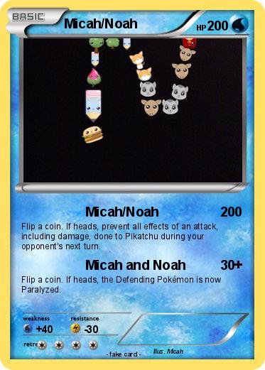 Pokemon Micah/Noah