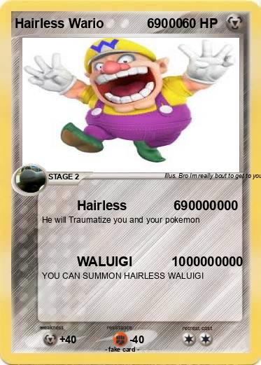 Pokemon Hairless Wario            69000