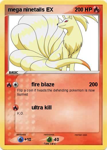 Pokemon mega ninetails EX