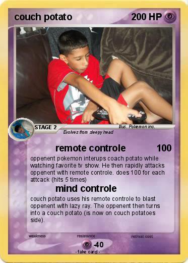 Pokemon couch potato