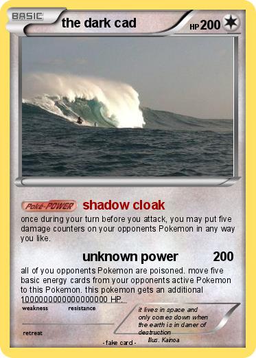 Pokemon the dark cad