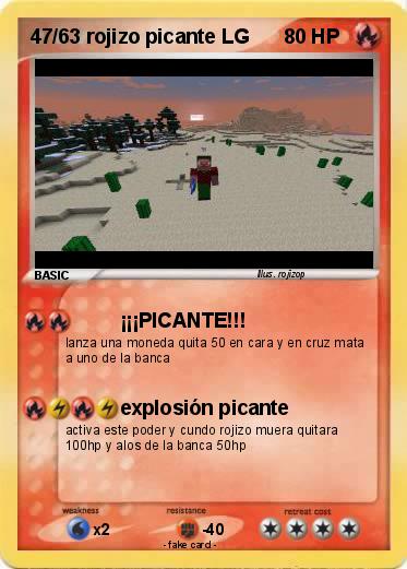 Pokemon 47/63 rojizo picante LG