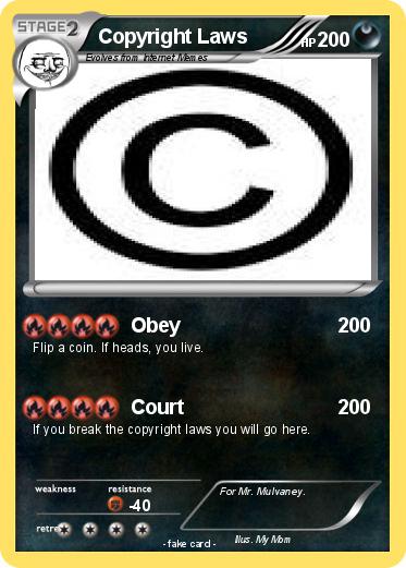Pokemon Copyright Laws
