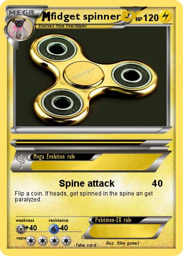 Pokemon fidget spinner