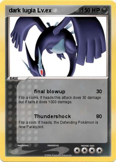 Pokemon dark lugia Lv.ex