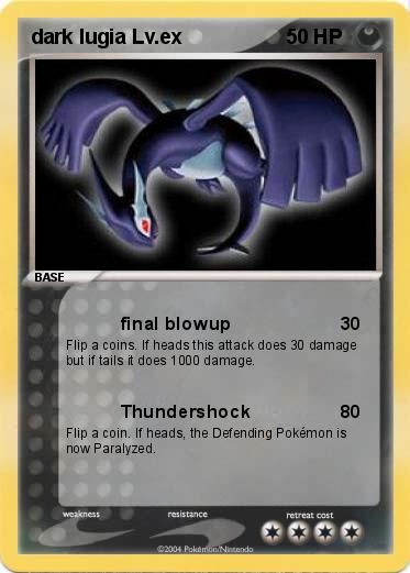 Pokemon dark lugia Lv.ex