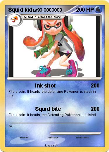 Pokemon Squid kid