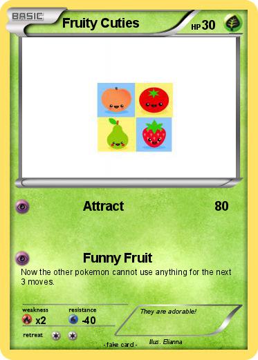 Pokemon Fruity Cuties