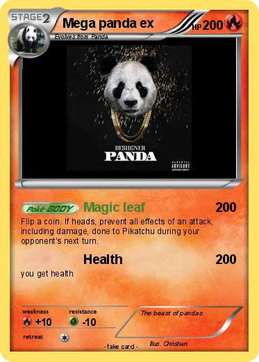 Pokemon Mega panda ex