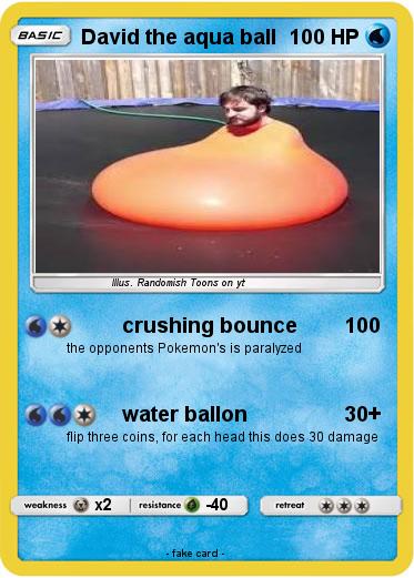 Pokemon David the aqua ball