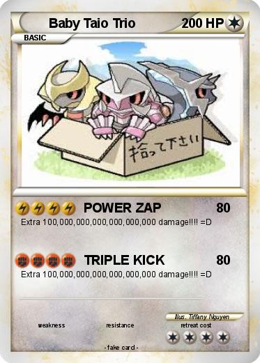 Pokemon Baby Taio Trio