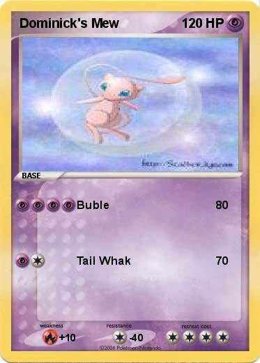 Pokemon Dominick's Mew