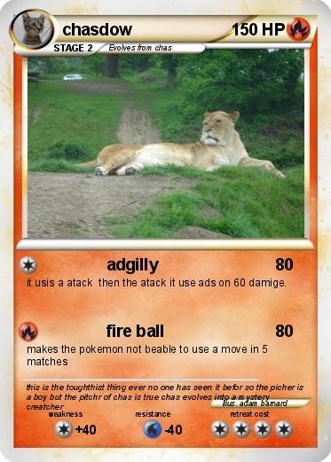 Pokemon chasdow