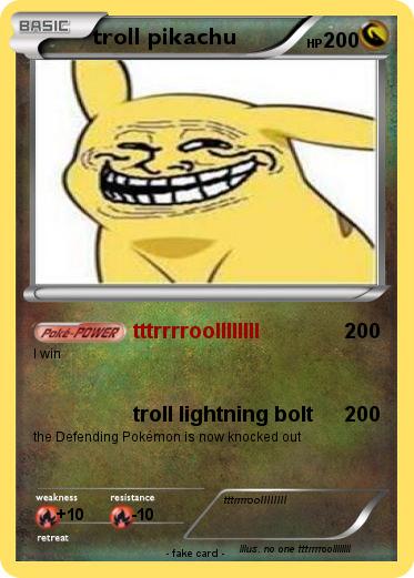 Pokemon troll pikachu