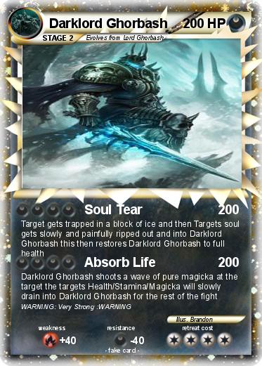 Pokemon Darklord Ghorbash