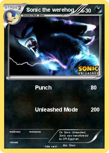 Pokemon Sonic the werehog