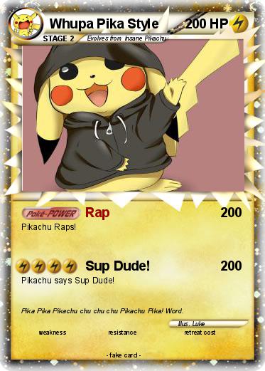 Pokemon Whupa Pika Style