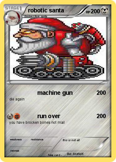 Pokemon robotic santa