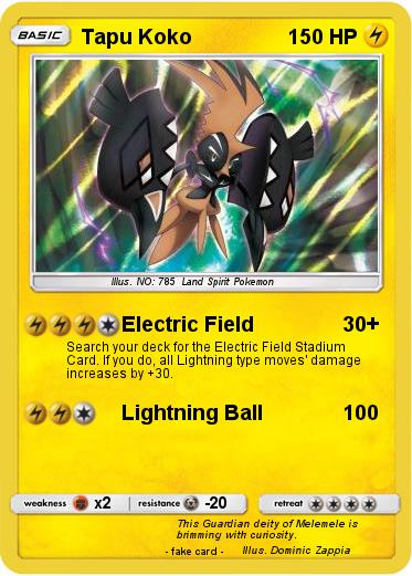 Pokemon Tapu Koko