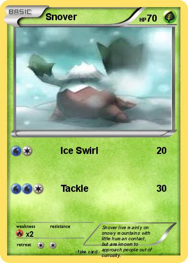 Pokemon Snover