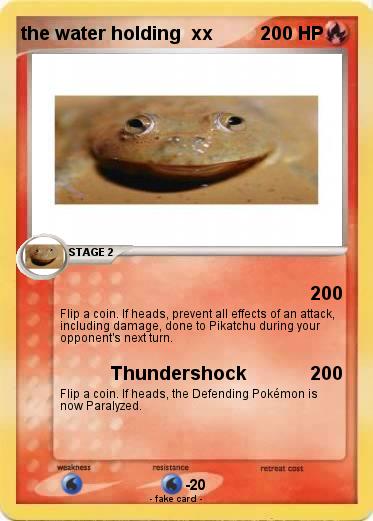 Pokemon the water holding  xx