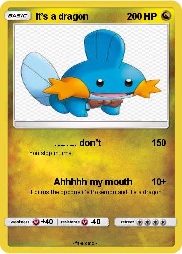 Pokemon It’s a dragon